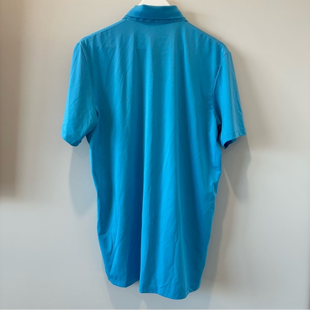 Greyson Golf Polo Short Sleeve Shirt River Club Atlanta Blue Mens Size Medium - Picture 9 of 13